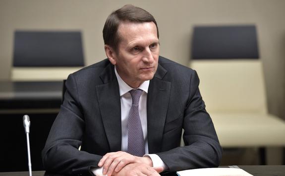 Нарышкин рассказал, в какой атмосфере проходила встреча Путина с Помпео