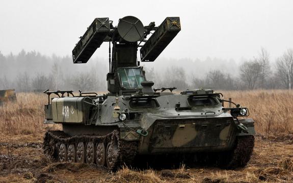 Видеоролик с ЗРК "Стрела-10" луганских ополченцев снят вчера в городе