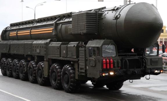 Колонна ПГРК «Ярс» прибыла в Алабино для подготовки к военному параду
