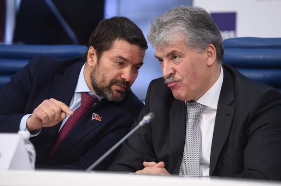 Гнойный оскорбил Грудинина