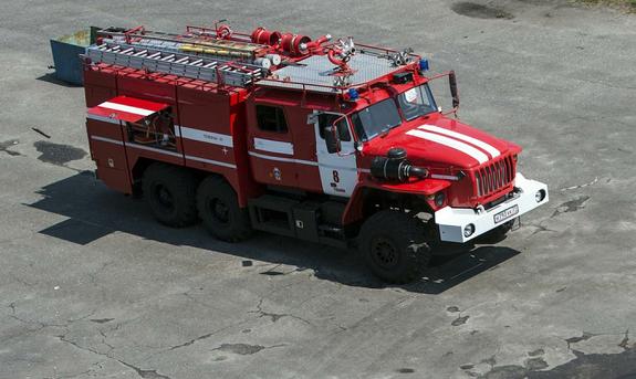 Пожар произошел в одном из торговых центров Барнаула