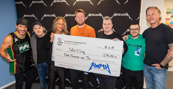 Metallica пожертвовали более трёх миллионов рублей в благотворительный фонд