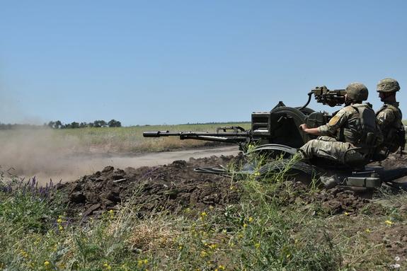 Видео атаки по опорному пункту ополченцев Донбасса опубликовал «Штирлиц» из ВСУ
