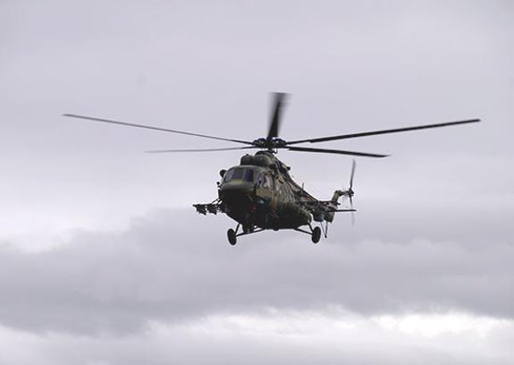 Вертолет Ми-8 совершил жесткую посадку под Саратовым