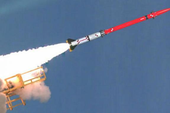 Усовершенствованная ракета-перехватчик, выпущенная из израильской системы ПРО David's Sling по сирийской ракете. Россия заполучила «Пращу Давида»