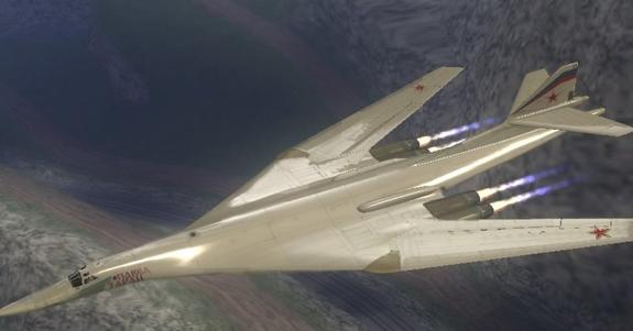 Ищи свищи: Ту-160 на форсаже ушел от двух F-35