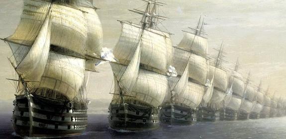 20 февраля 1833 эскадра Черноморского флота встала на рейде Стамбула в виду иностранных посольств. Открыватель Антарктиды Лазарев ответил султану на требование покинуть Босфор: &la О том как русские войска вернули туркам Сирию