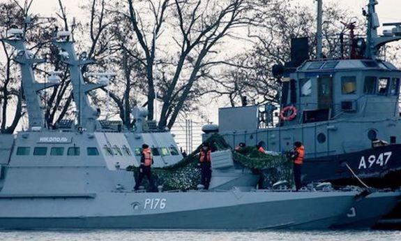 Украина обвинила Россию в краже унитазов с задержанных ранее кораблей