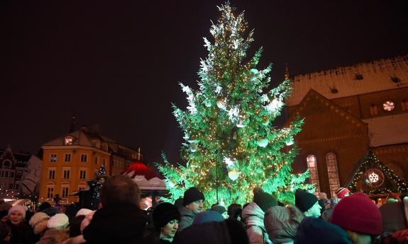 В столицу Латвии пришел Дух Рождества!
