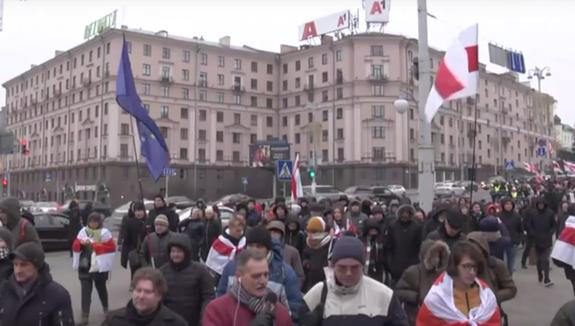 В Минске начался «майдан» против интеграции с Россией