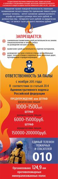 Ответственность за палы