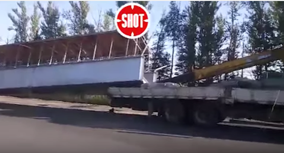 Появилось видео с места обрушения моста на трассе М7 (ВИДЕО)