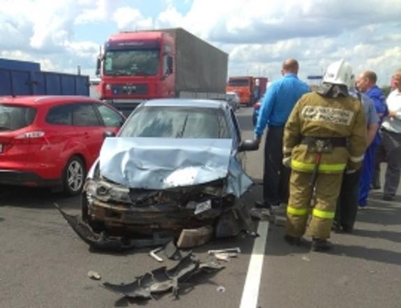 Очевидцы опубликовали видео последствий массового ДТП под Воронежем