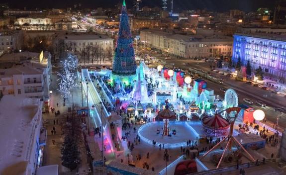 Определены эскизы Ледового городка в Екатеринбурге
