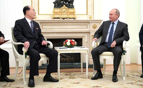 Путин получил письмо от Ким Чен Ына