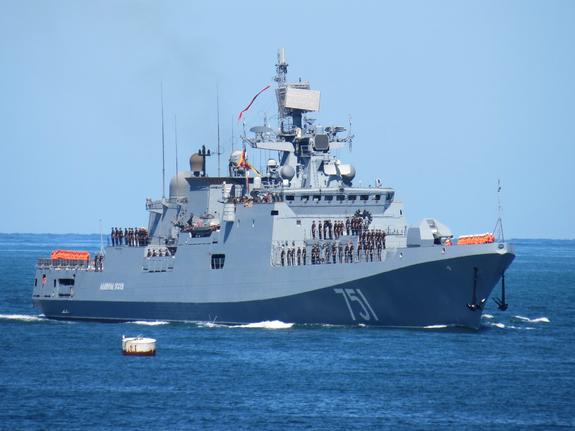 Российский фрегат выследил американскую подлодку в Средиземном море