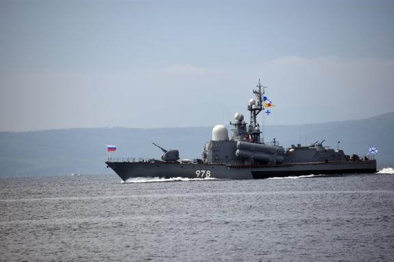 Военные корабли ТОФ вернулись в пункты дислокации после маневров «Восток-2018»