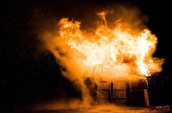 При пожаре на базе отдыха под Нижним Новгородом без вести пропал ребенок