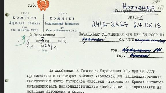На Украине рассекретили крымскотатарский архив КГБ