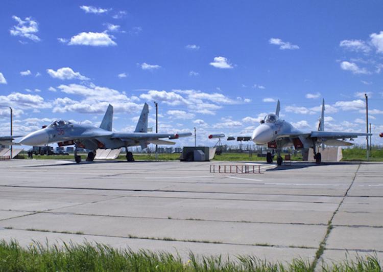 В сети появилось видео перехвата бомбардировщика ВВС США российским Су-27
