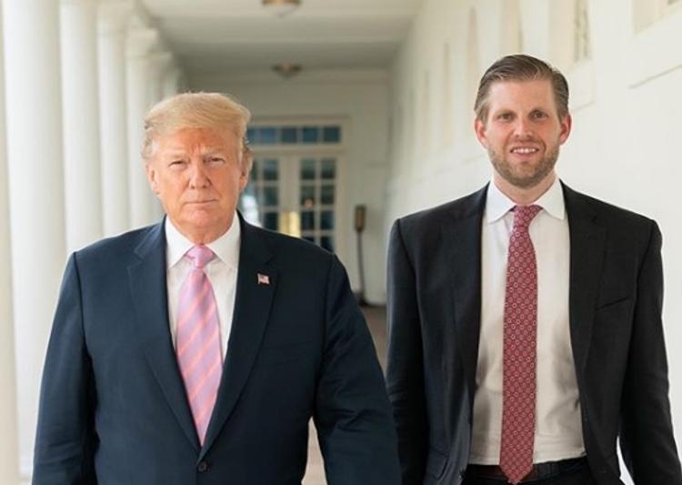 Барменша плюнула в сына Дональда Трампа