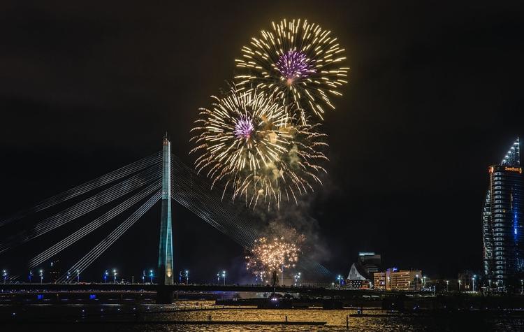 Рига встретила 2020 год!