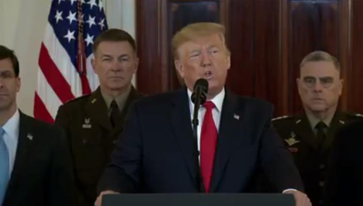 Трамп сделал заявление после ракетного удара по американским базам