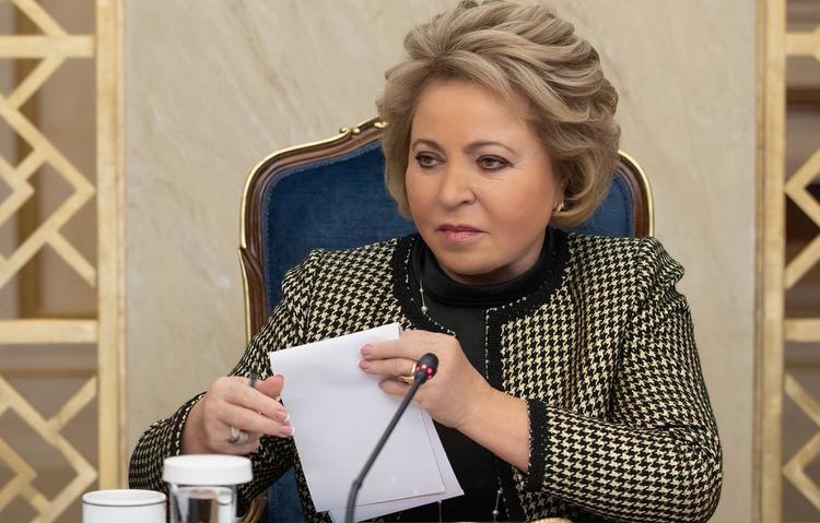 Матвиенко одобрила инициативу Путина о согласовании с сенаторами назначений глав силовых ведомств