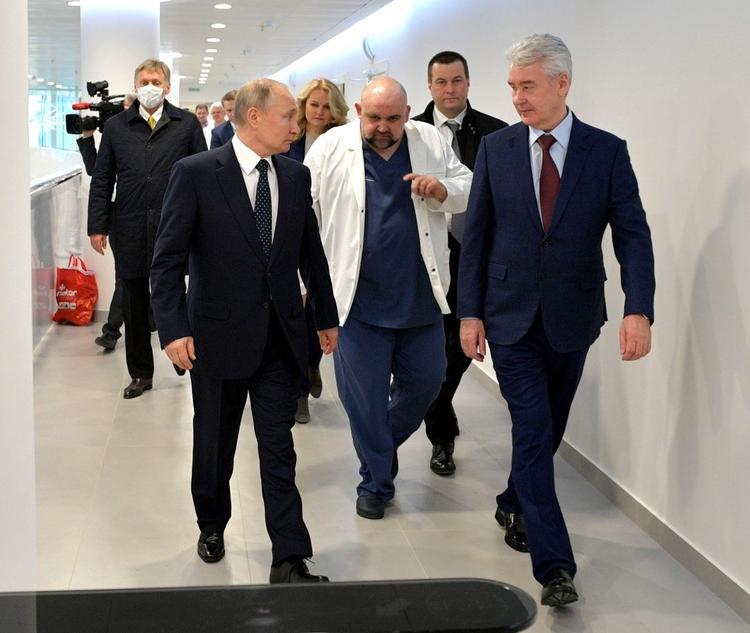 Главврач больницы в Коммунарке Проценко сообщил Путину о двух сценариях с коронавирусом 
