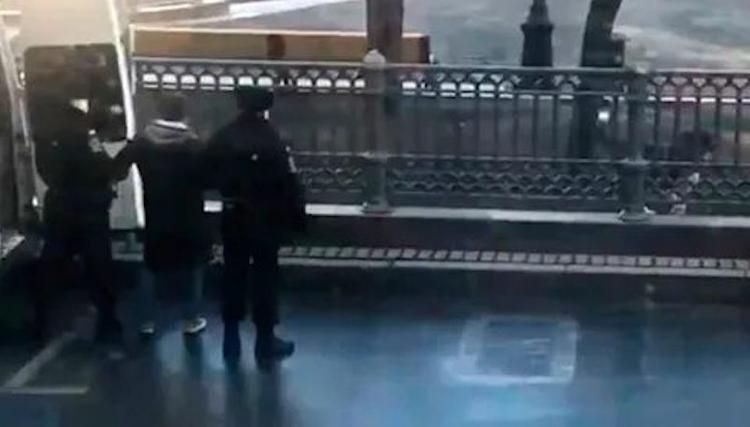 Задержанный на Патриарших прудах не выполнил законных требований полиции
