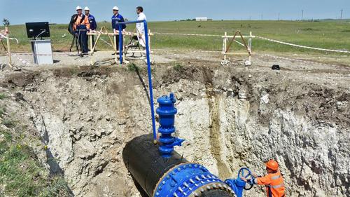 В Симферополе запустили новый водопровод