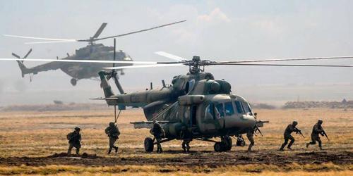 В Абхазии проходят маневры с участием российских и абхазских военных