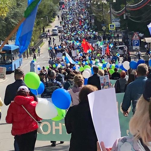 Мировой рекорд. Очередной митинг в Хабаровске администрация пыталась заглушить «Танцем рыцарей» из балета «Ромео и Джульетта»