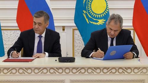 Россия и Казахстан подписали договор о военном сотрудничестве