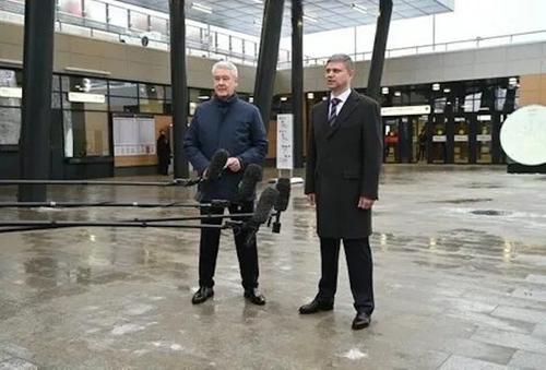 Собянин открыл первую новую станцию в рамках создания линии МЦД-3