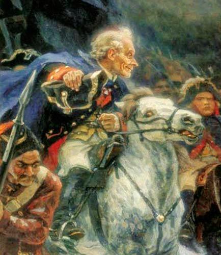 В Московском СВУ прошел онлайн урок, посвящённый 290-летию Александра Суворова