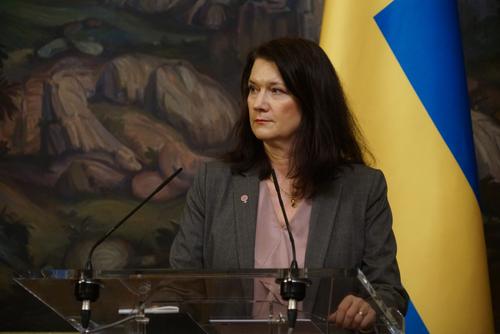 Глава МИД Швеции назвала «российскую агрессию» на Украине вызовом безопасности Европы