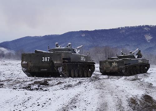 В ходе военных учений в ЮВО ротные тактические группы отработали боевые задачи