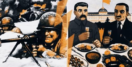 Кремлевские банкеты Сталина: меню генсека во время голода на фронте