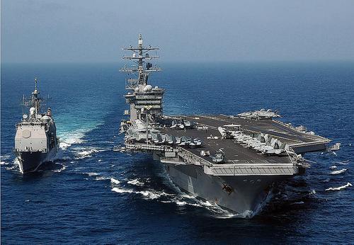 Палубная авиация ВМС США авианосца Dwight Eisenhower начала боевые вылеты на Сирию и Ирак