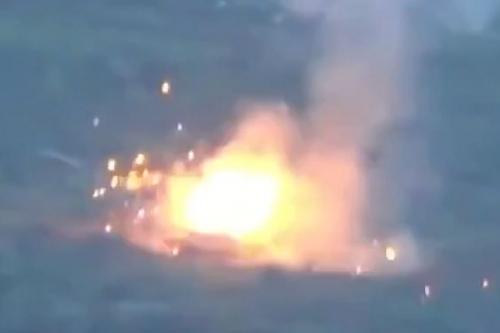 Видео: Российский ПТРК «Конкурс» сжёг американский танк M1 Abrams