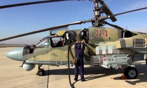 На полигоне Смолино прошла демонстрация нового вертолёта Ка-52М и нескольких самоходных артиллерийских систем