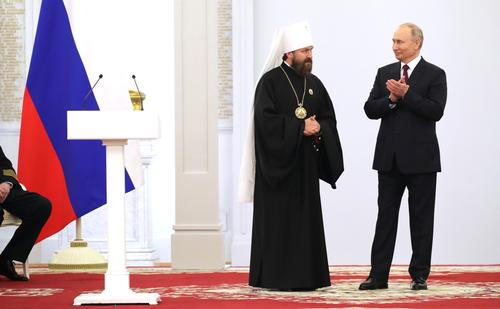 Митрополит Волоколамский Иларион удостоен Государственной премии