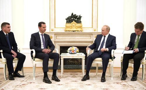 Песков раскрыл подробности встречи Путина и Асада