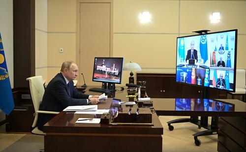 Путин заявил, что ситуация с беспорядками в Казахстане касается всех стран ОДКБ 