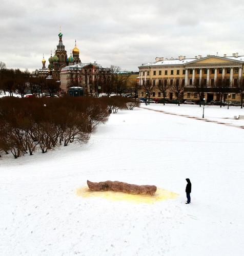 В Петербурге возбудили уголовное дело в отношении автора большой фекалии, сделанной из снега