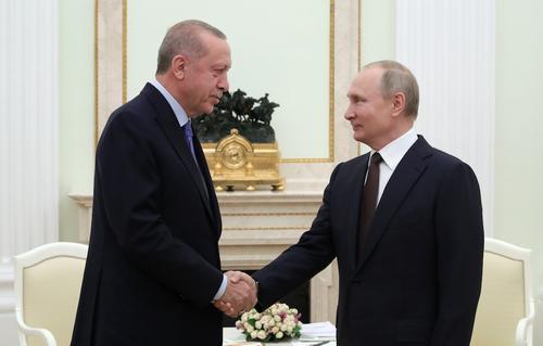 Путин и Эрдоган обсудили ситуацию в Сирии, конфликт на Украине и «зерновой вопрос»