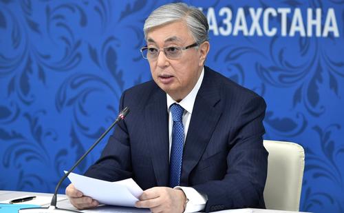 Токаев подтвердил позицию Казахстана о дипломатическом урегулировании ситуации на Украине 