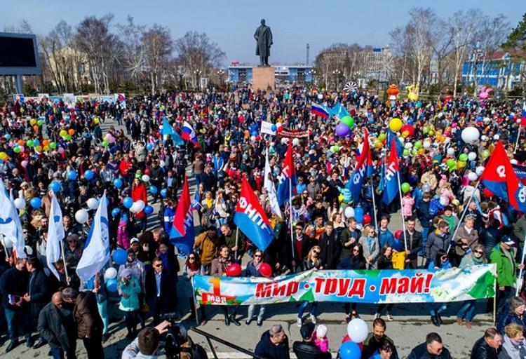 В области отметили День Весны и Труда