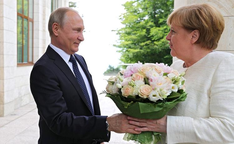 О чем говорили Путин и Меркель